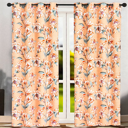 Cortina Arleth 52" x 90" Blackout Naranja / Home Elegance