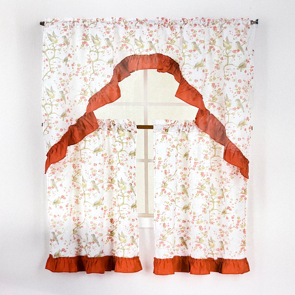 Cortina para Cocina Bird Estampada / 3 Piezas / Home Elegance