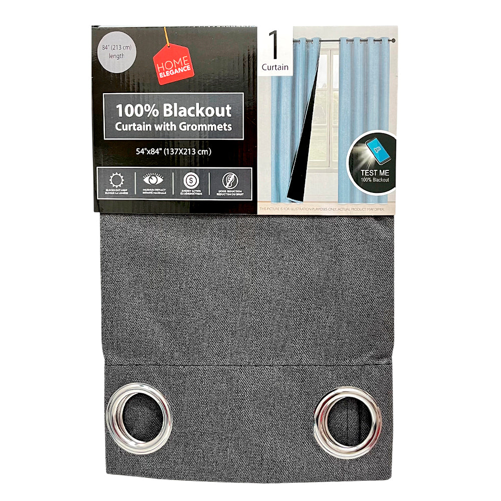 Cortina Blackout / Home Elegance / Surtida / 54"x 84"