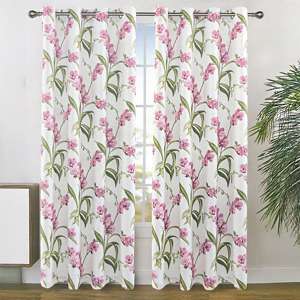 Cortina Clarissa 52" x 90" Blackout Pink / Home Elegance