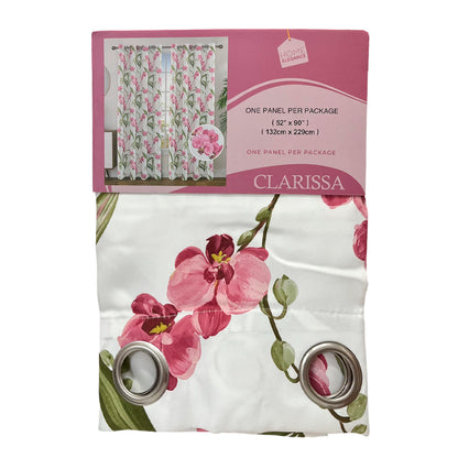 Cortina Clarissa 52" x 90" Blackout Pink / Home Elegance