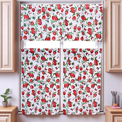Cortina de Cocina / Home Elegance / Estampada Apples