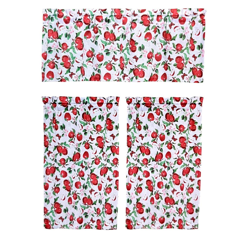 Cortina de Cocina / Home Elegance / Estampada Apples