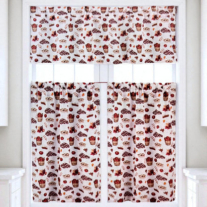Cortina de Cocina / Home Elegance / Estampada Apples2