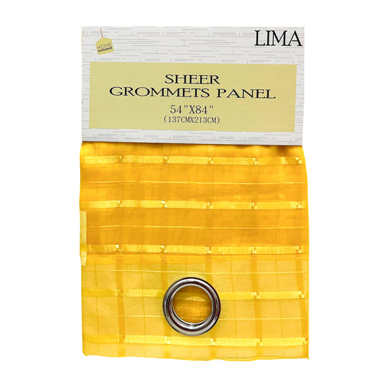 Cortina Lima Home Elegance - Yellow 54 x 84"