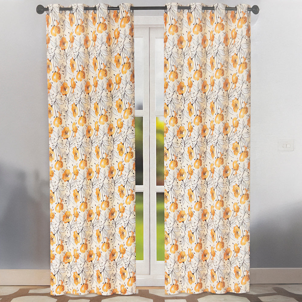 Cortina Francis 52" x 90" Blackout Naranja / Home Elegance