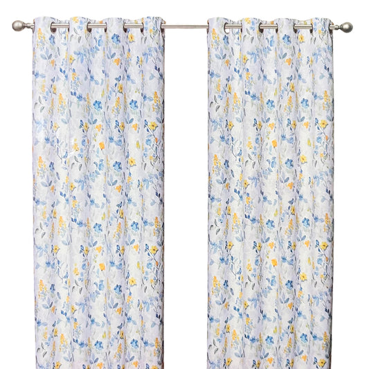 Cortina Marion Home Elegance / Blackout / Amarilla con Aros – 54" x 84"