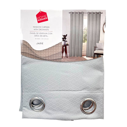 Cortina Jade 54" x 84" Jacquard Silver / Home Elegance