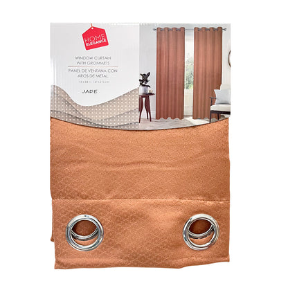 Cortina Jade 54" x 84" Jacquard Mocha / Home Elegance