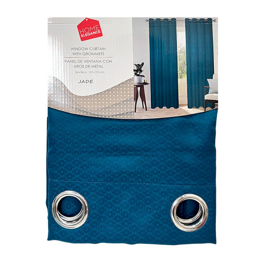 Cortina Jade 54" x 84" Jacquard Teal / Home Elegance