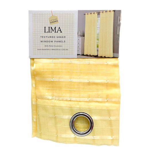 Cortina Lima Home Elegance - Banana 54 x 84"