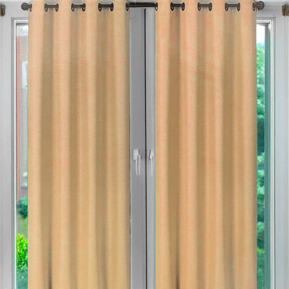 Cortina Lisa 54" x 84" Jacquard Dorada / Home Elegance