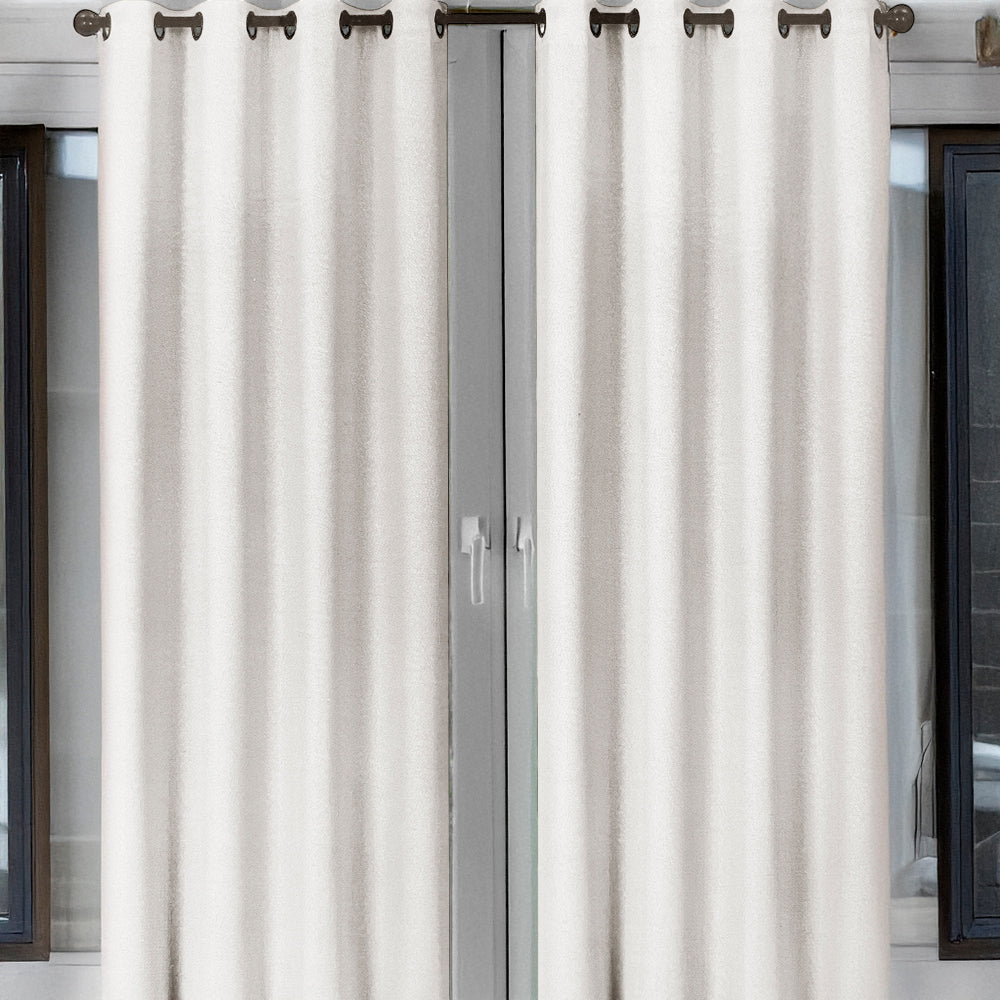 Cortina Magnolia 54" x 84" Jacquard Blanca / Home Elegance