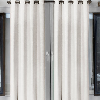 Cortina Magnolia 54" x 84" Jacquard Blanca / Home Elegance