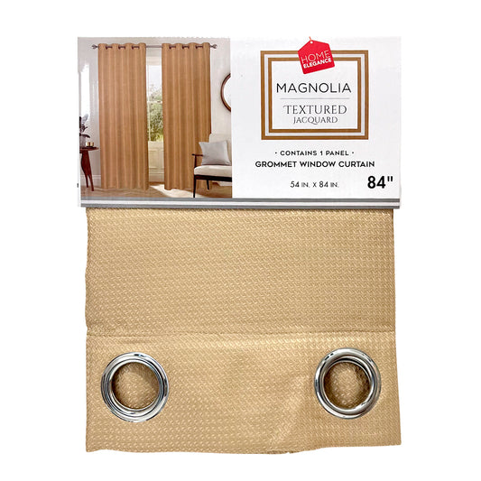 Cortina Magnolia 54" x 84" Jacquard Dorada / Home Elegance