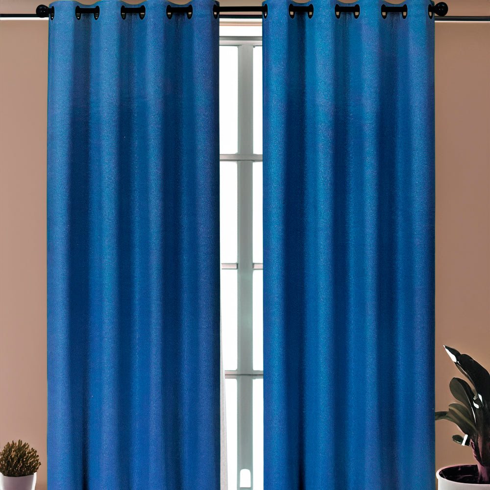 Cortina Marie 54" x 90" Blackout Navy / Home Elegance