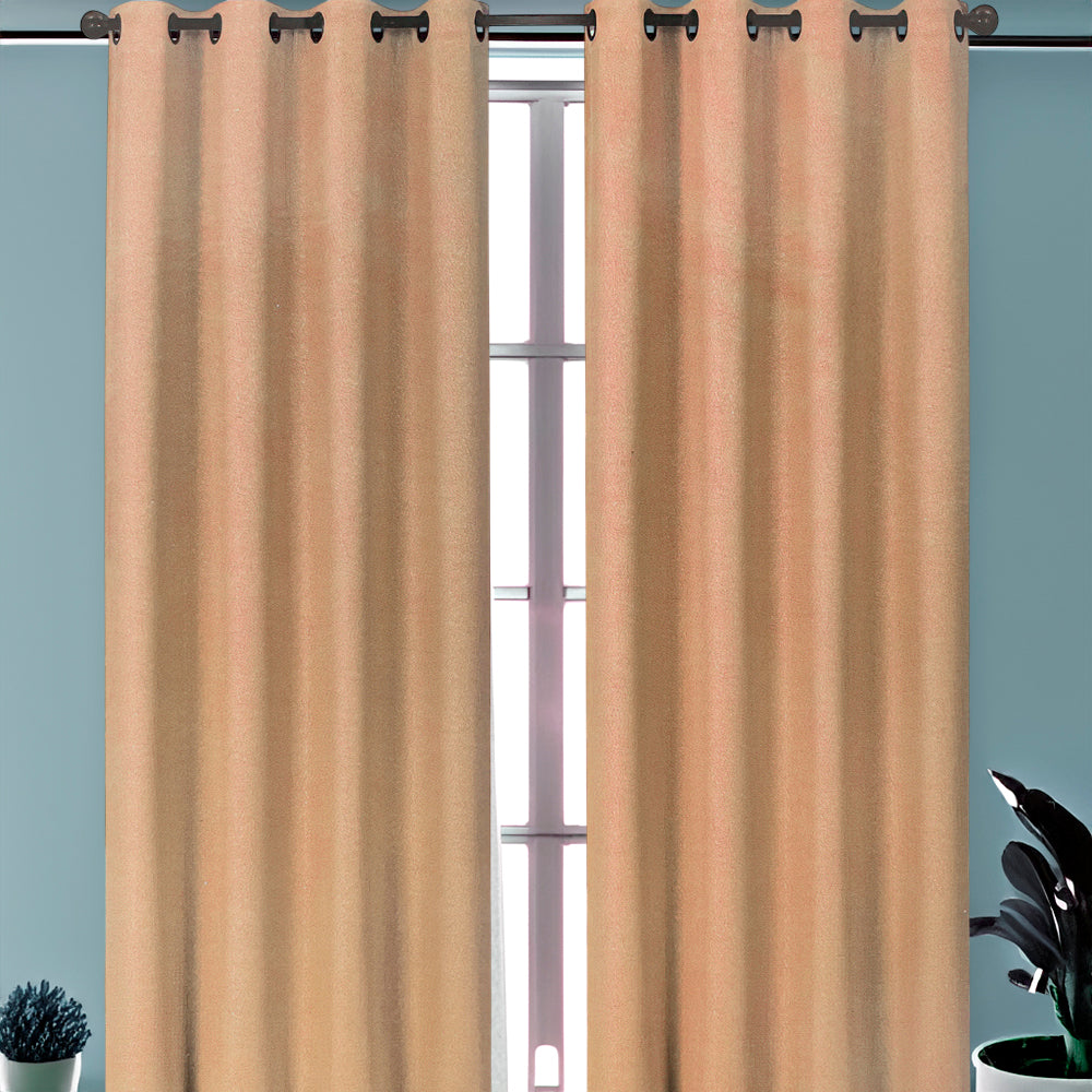 Cortina Marie 54" x 90" Blackout Taupe / Home Elegance