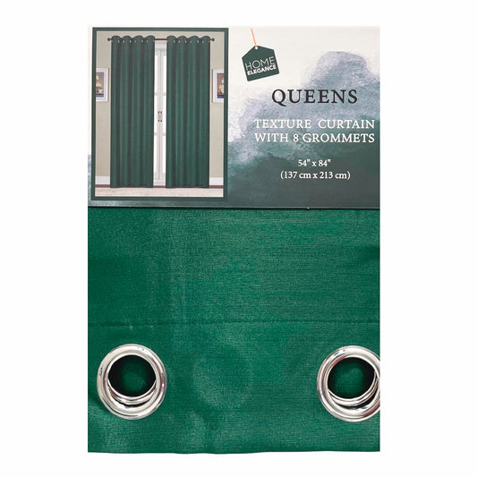 Cortina Queens Home Elegance - Green / Aros - 54 x 84"