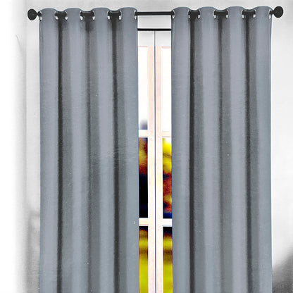 Cortina Marie 54" x 90" Blackout Silver / Home Elegance