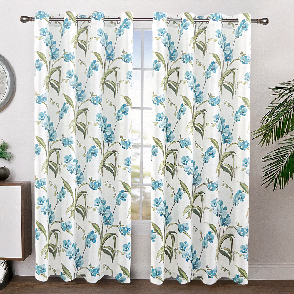 Cortina Clarissa 52" x 90" Blackout Azul / Home Elegance