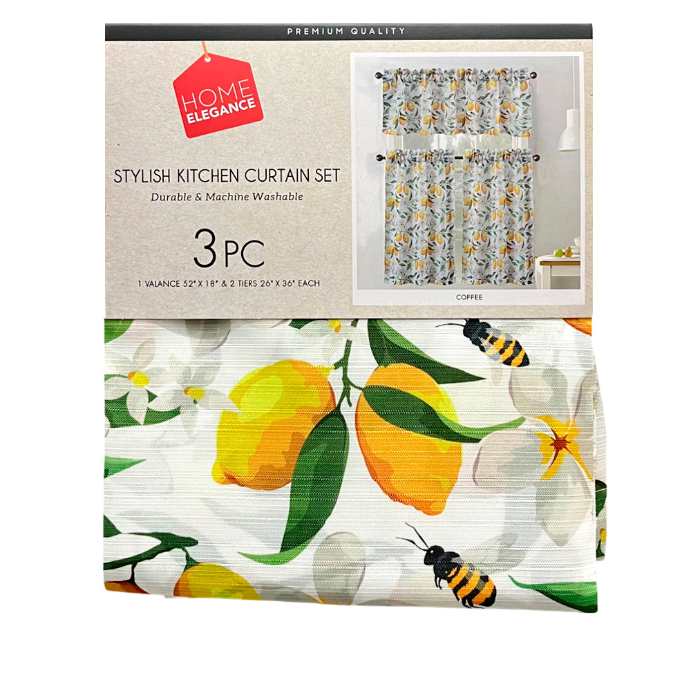 Cortina de Cocina / Home Elegance / Estampada LBee