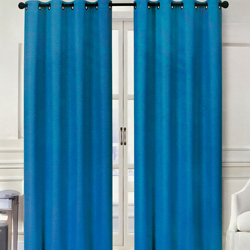 Cortina Esmeralda 54" x 84" Jacquard Teal / Home Elegance