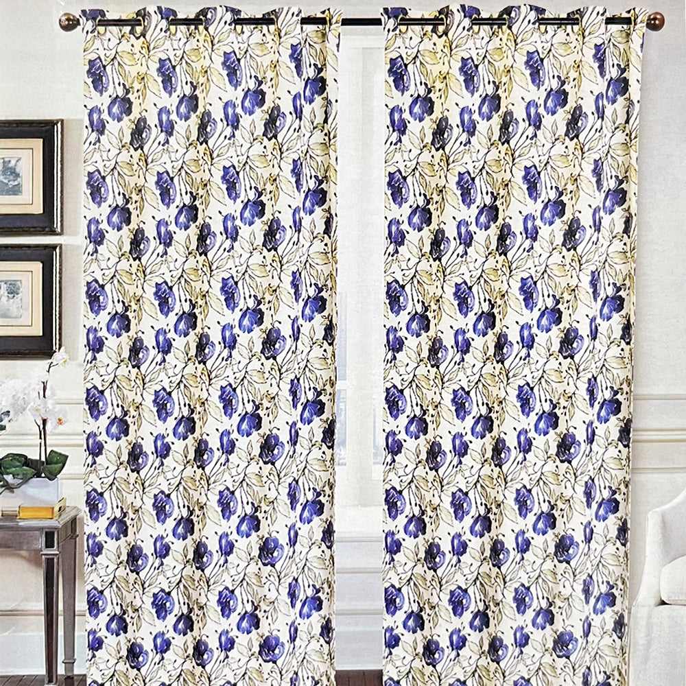 Cortina Francis 52" x 90" Blackout Navy / Home Elegance