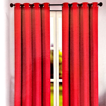 Cortina Leslie 54" x 90" Blackout Burgundy / Home Elegance