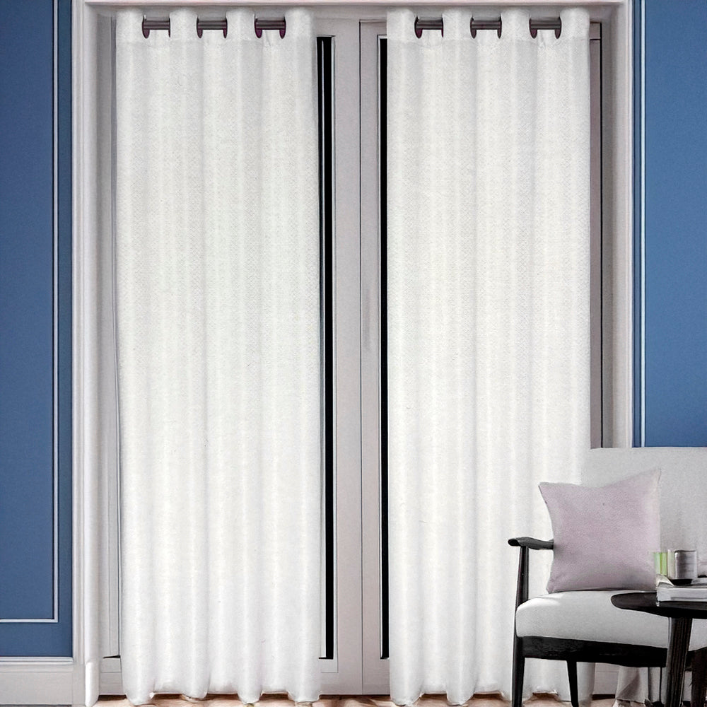 Cortina Jade 54" x 84" Jacquard Beige / Home Elegance