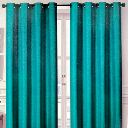 Cortina Margaret 54" x 90" Blackout Teal / Home Elegance