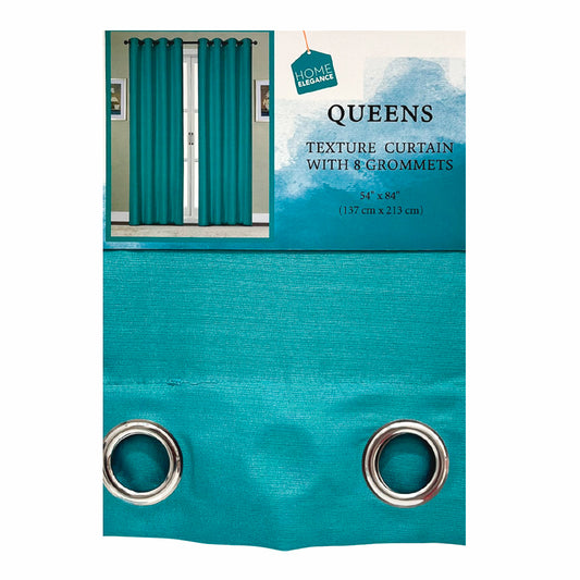Cortina Queens Home Elegance - Teal / Aros - 54 x 84"