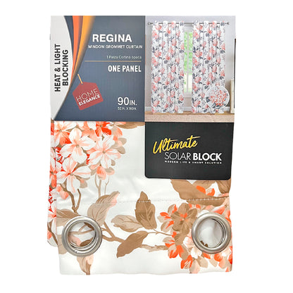 Cortina Regina 52" x 90" Blackout Naranja / Home Elegance