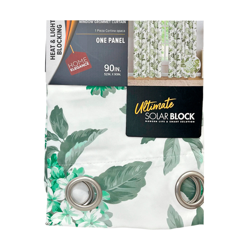 Cortina Regina 52" x 90" Blackout Verde / Home Elegance