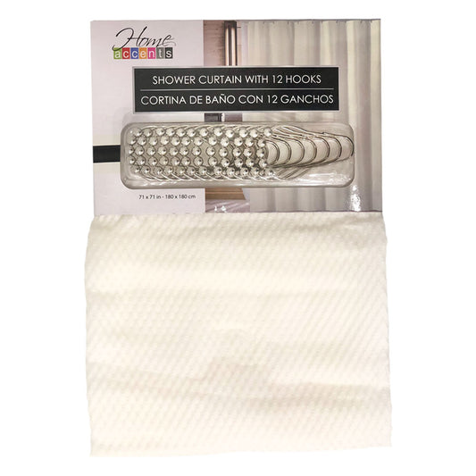 Cortina de Baño Home Accents 71" x 71"
