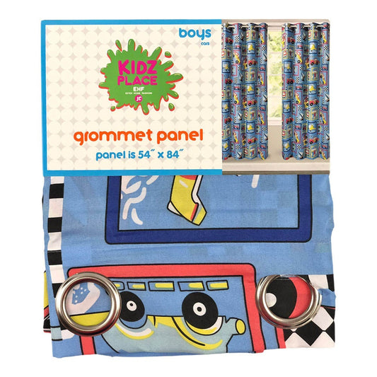 Cortina Estex Infantil Cars 54" x 84" - Azul