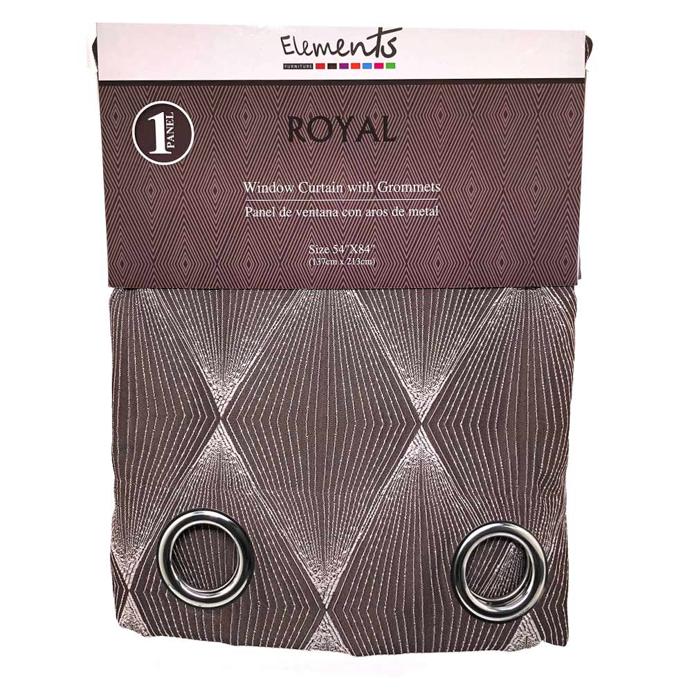 Cortina Elements Royal Con Aros 54" x 84"