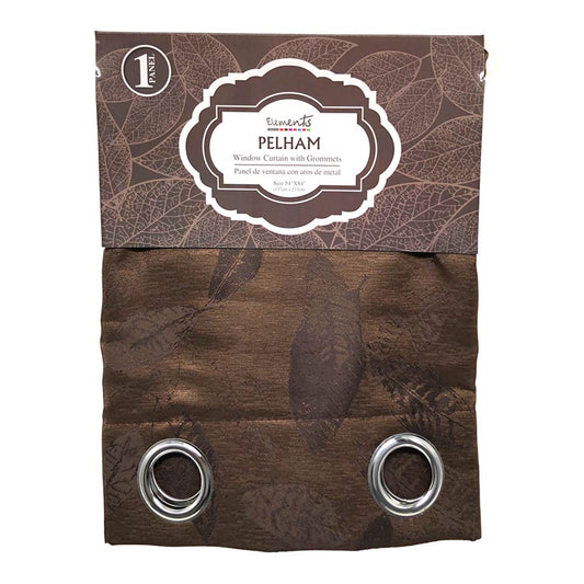 Cortina Elements Pelham Con Aros 54" x 84" - Chocolate