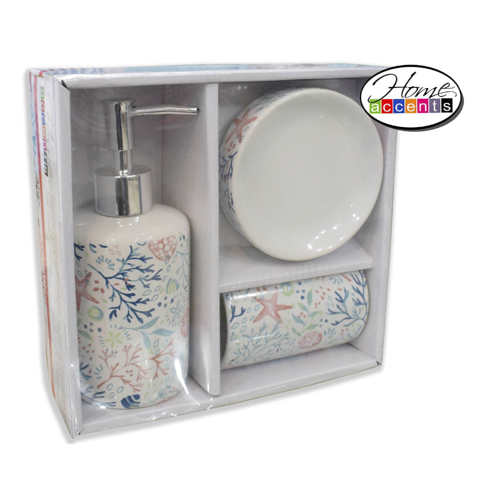 Accesorios Para Baño Home Accents Set de 3 Piezas