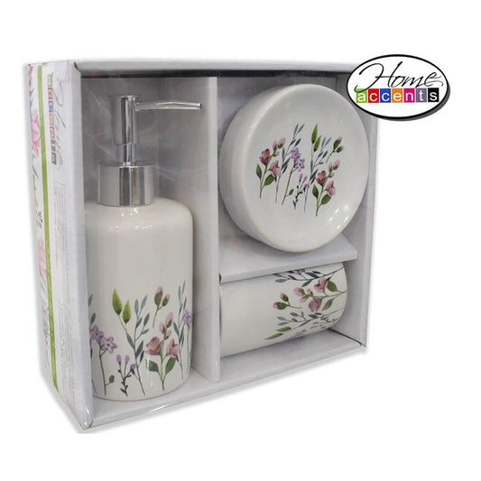 Accesorios Para Baño Home Accents Set de 3 Piezas