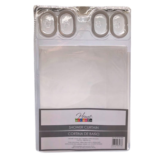 Cortina Para Baño Home Accents 71" x 71" - Blanco