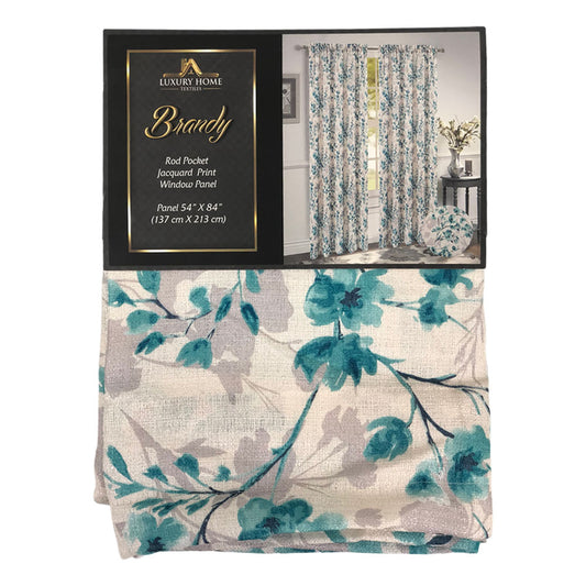 Cortina Luxury Brandy Rod Pocket 54 x 84 - Menta