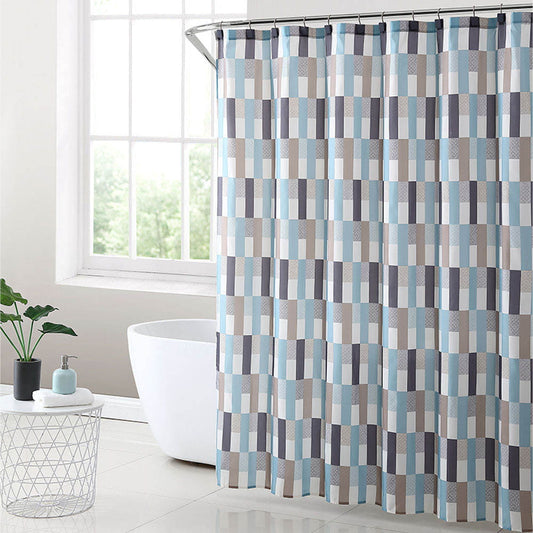 Cortina Para Baño Victoria Classics de Tela Con Ganchos