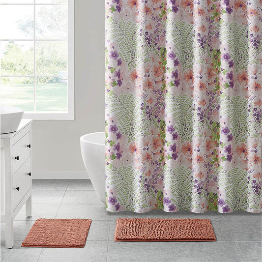 Cortina Para Baño Victoria Classics Shay de Tela 70" x 72"