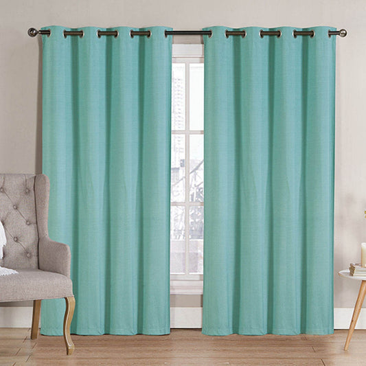 Cortina Victoria Classics Neil Blackout Con Aros 52" x 90" - Menta
