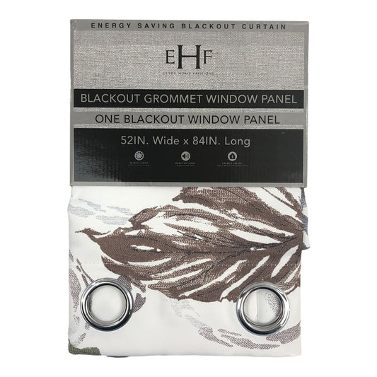 Cortina Estex Home Fashions Blackout Con Aros 52" x 84" - Chocolate