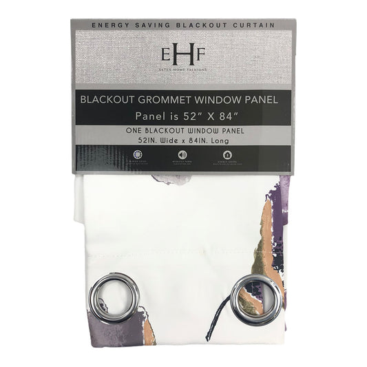 Cortina Estex Home Fashions Blackout Con Aros 52" x 84" - Morado