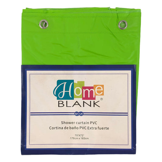 Cortina Para Baño Crystal Bath de Peva 70" x 72" - Lima claro