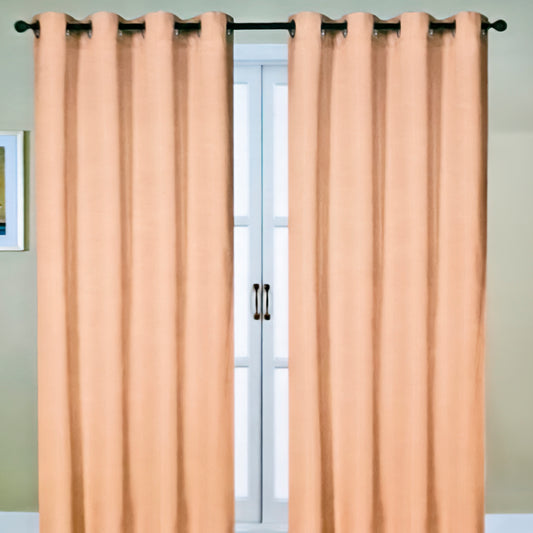 Cortina Queens Peach 54” X 84” C/Aros Home Elegance