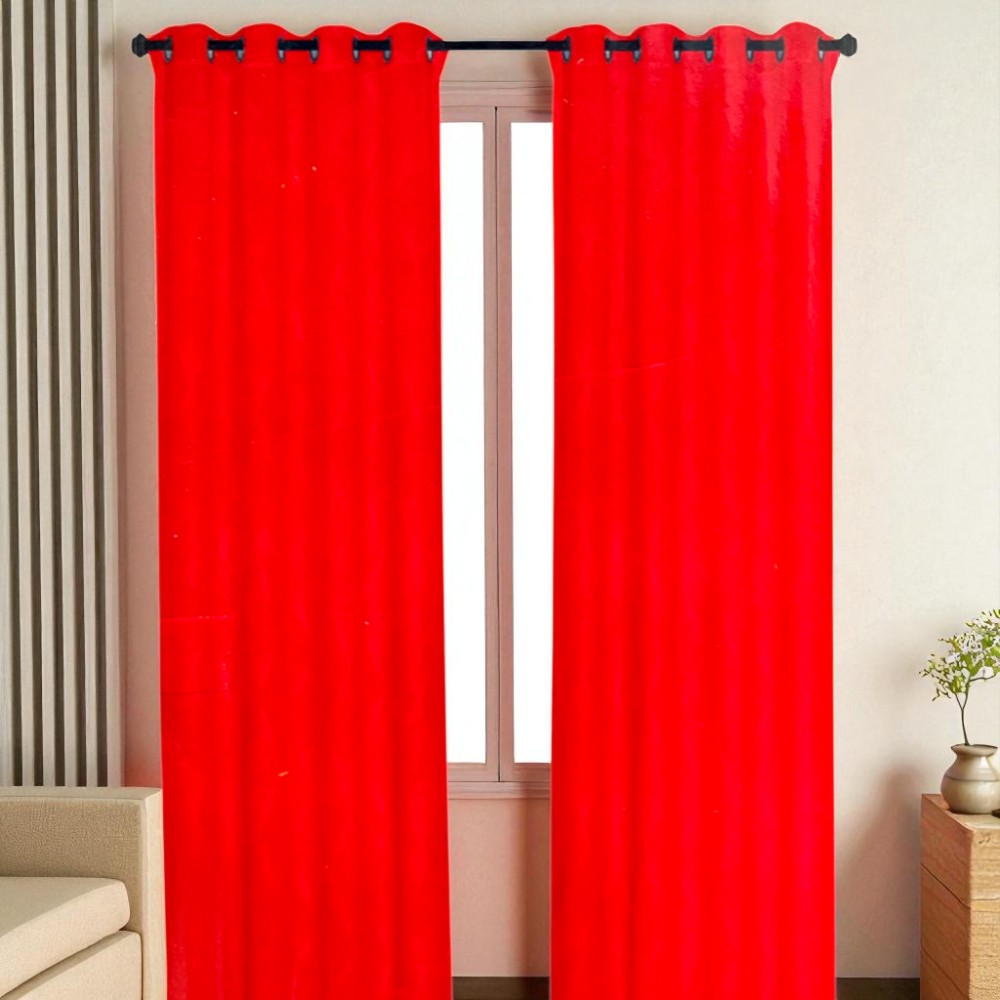 Cortina Amanda Red / Lord Club / Blackout con Aros / 54"x84"