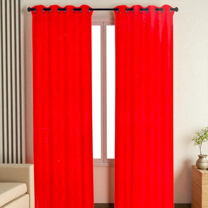 Cortina Amanda Red / Lord Club / Blackout con Aros / 54"x84"